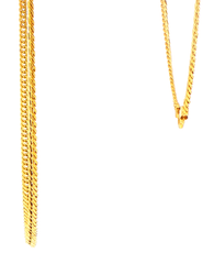 18ct Yellow Gold Classic Curb Chain Necklace