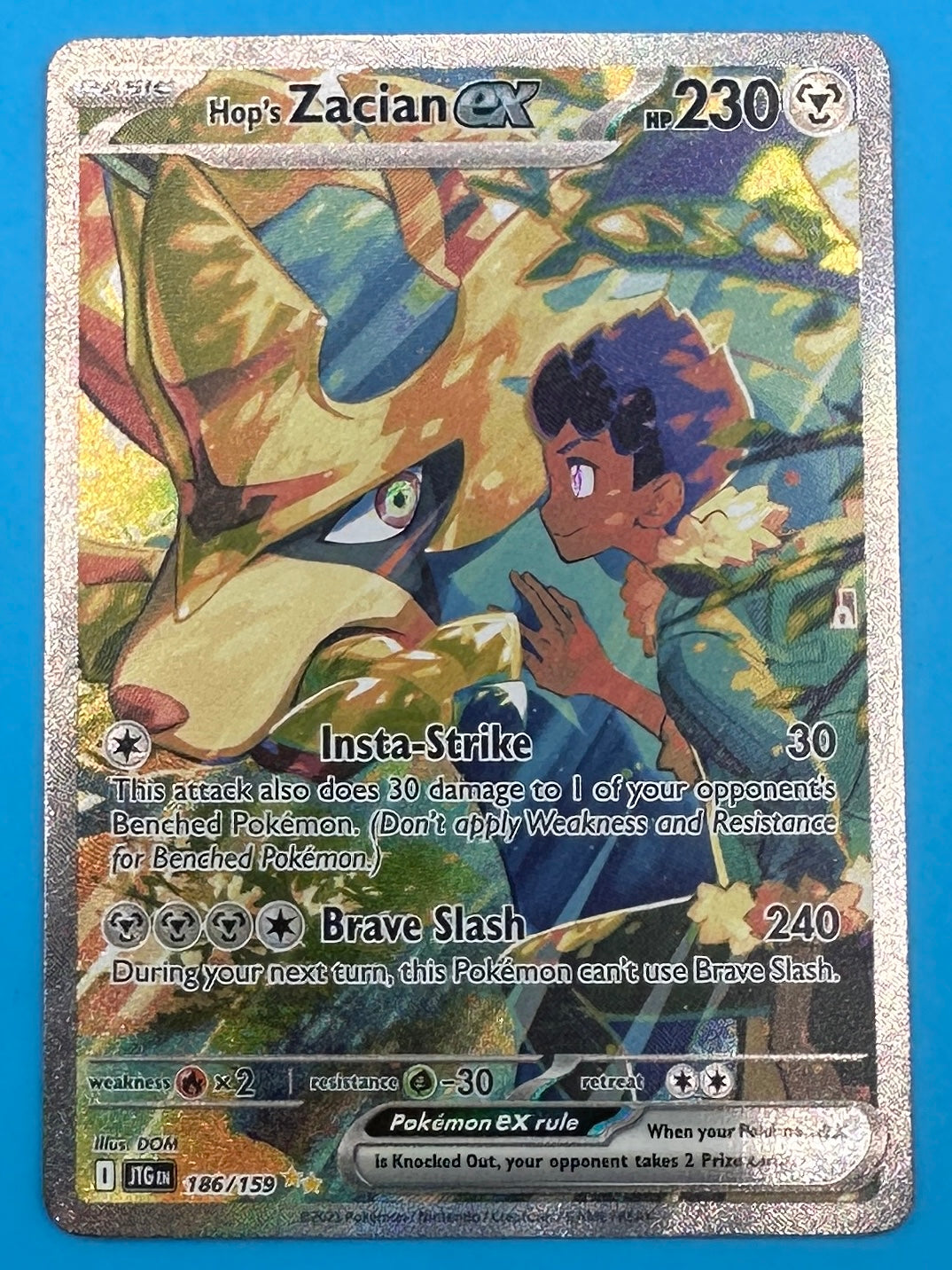 Hop’s Zacian EX Special Illustration Rare - Journey Together 2025