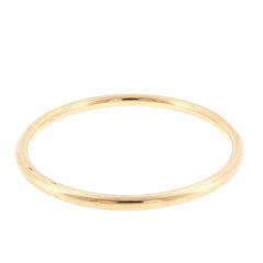 9ct Classic Minimalist Yellow Gold Bangle - Mega Cash Sydney