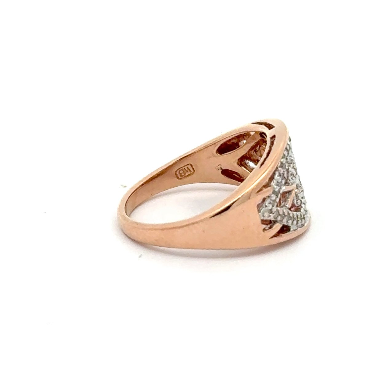 9ct Diamond Filigree Cocktail Ring in Rose Gold - Mega Cash Sydney