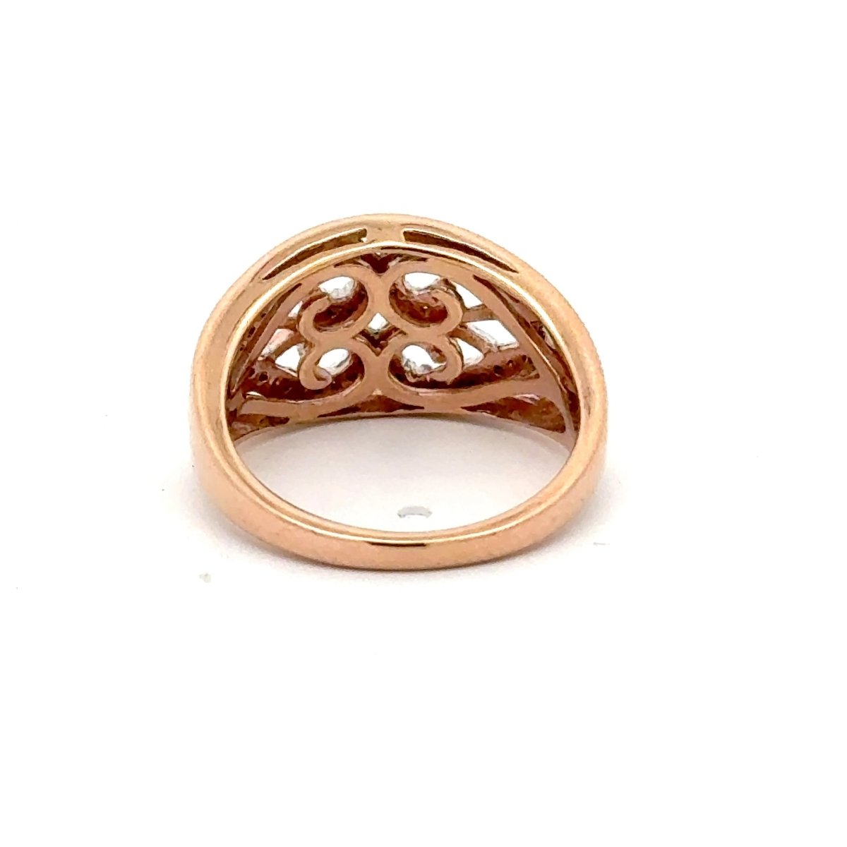9ct Diamond Filigree Cocktail Ring in Rose Gold - Mega Cash Sydney