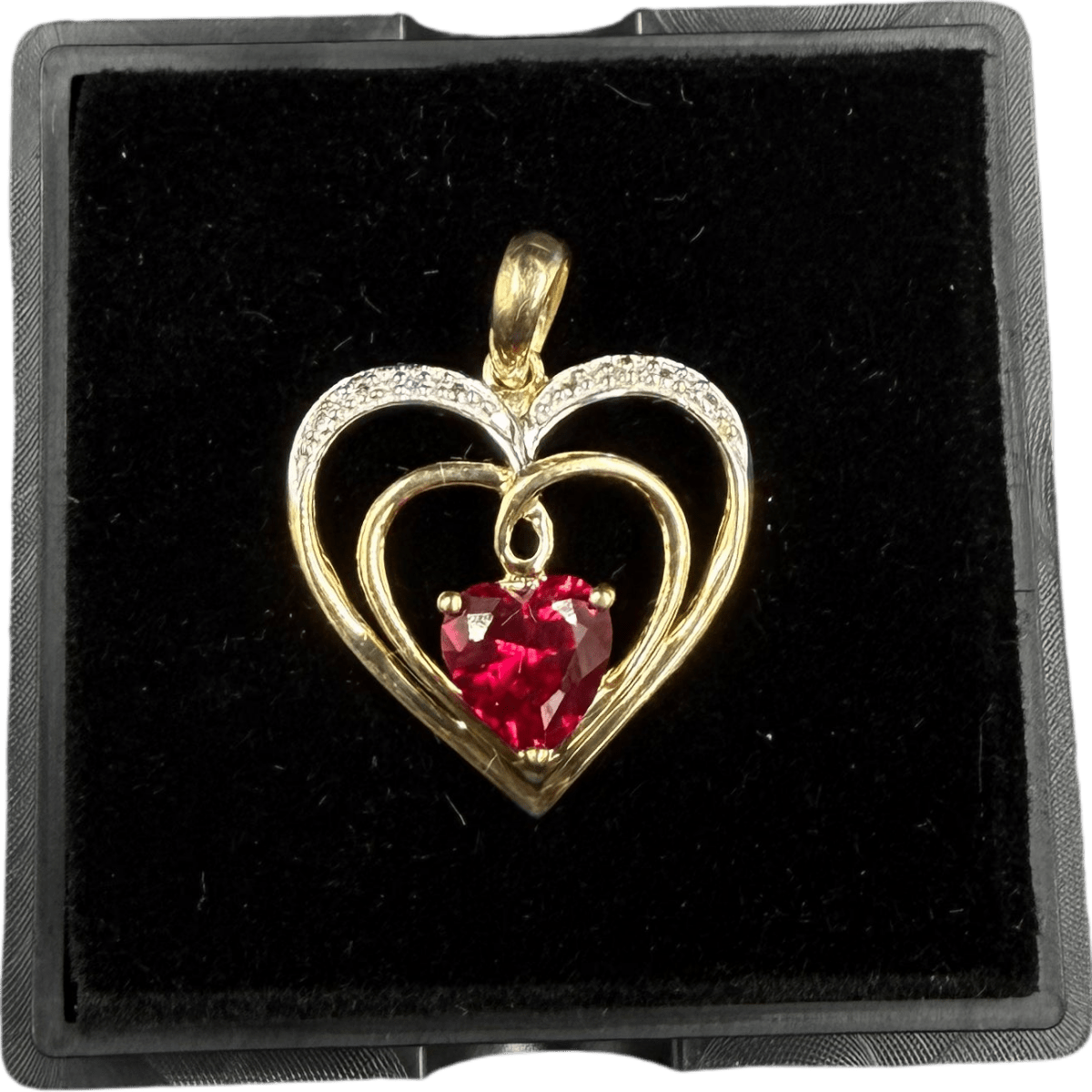 9ct Diamond Heart Pendant 1.5gms - Mega Cash Sydney