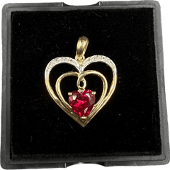 9ct Diamond Heart Pendant 1.5gms - Mega Cash Sydney