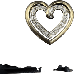 9ct Diamond Heart Pendant 1.8gms - Mega Cash Sydney