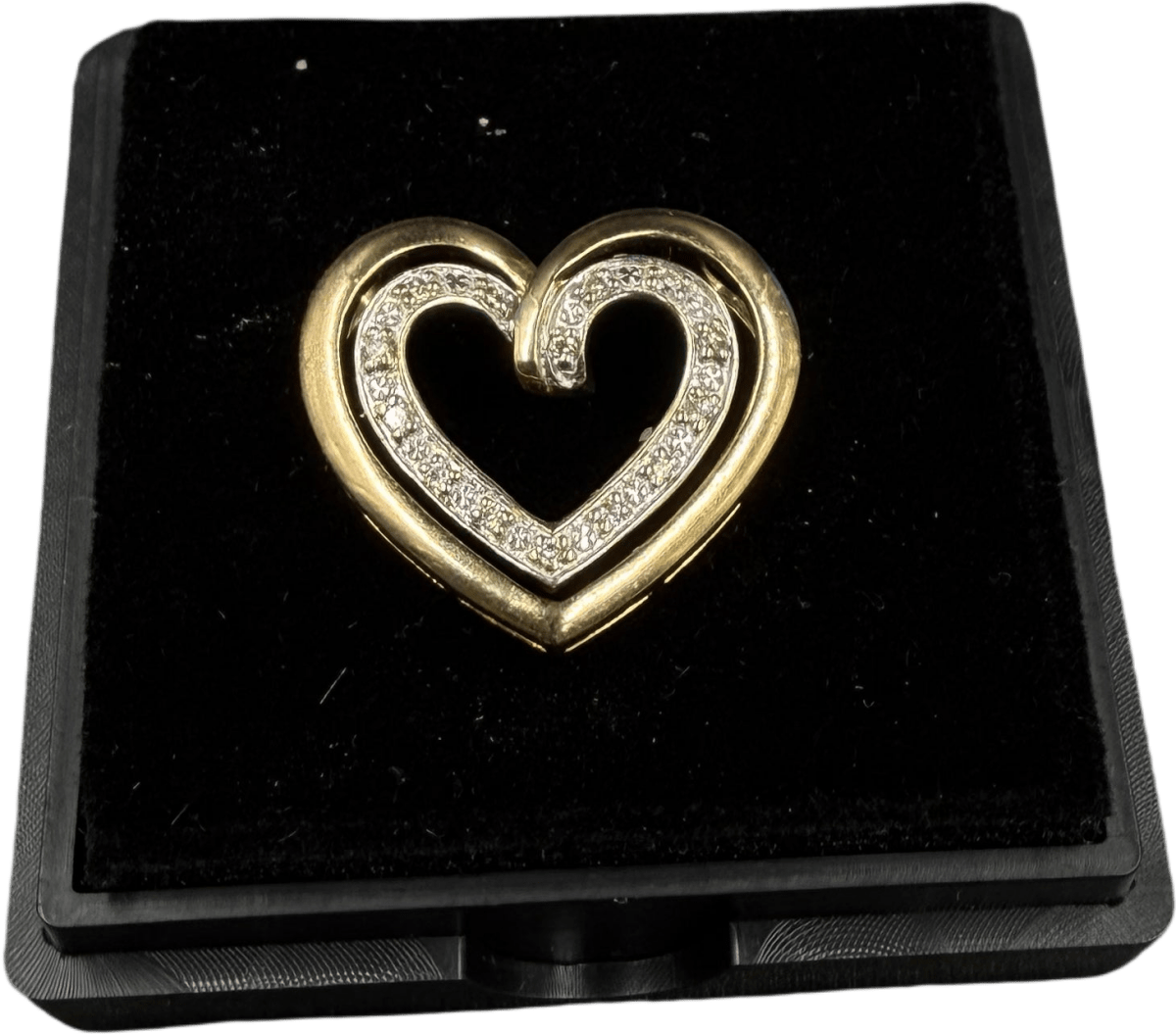 9ct Diamond Heart Pendant 1.8gms - Mega Cash Sydney