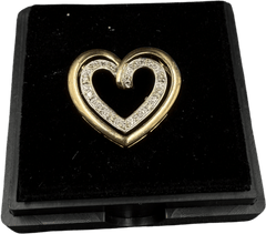 9ct Diamond Heart Pendant 1.8gms - Mega Cash Sydney