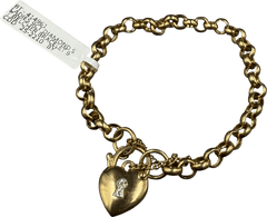 9ct Diamond Set Belcher Bracelet 9.7gms - Mega Cash Sydney