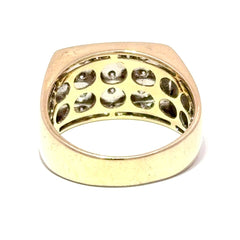 9ct Four-Row Diamond Band Ring - Mega Cash Sydney