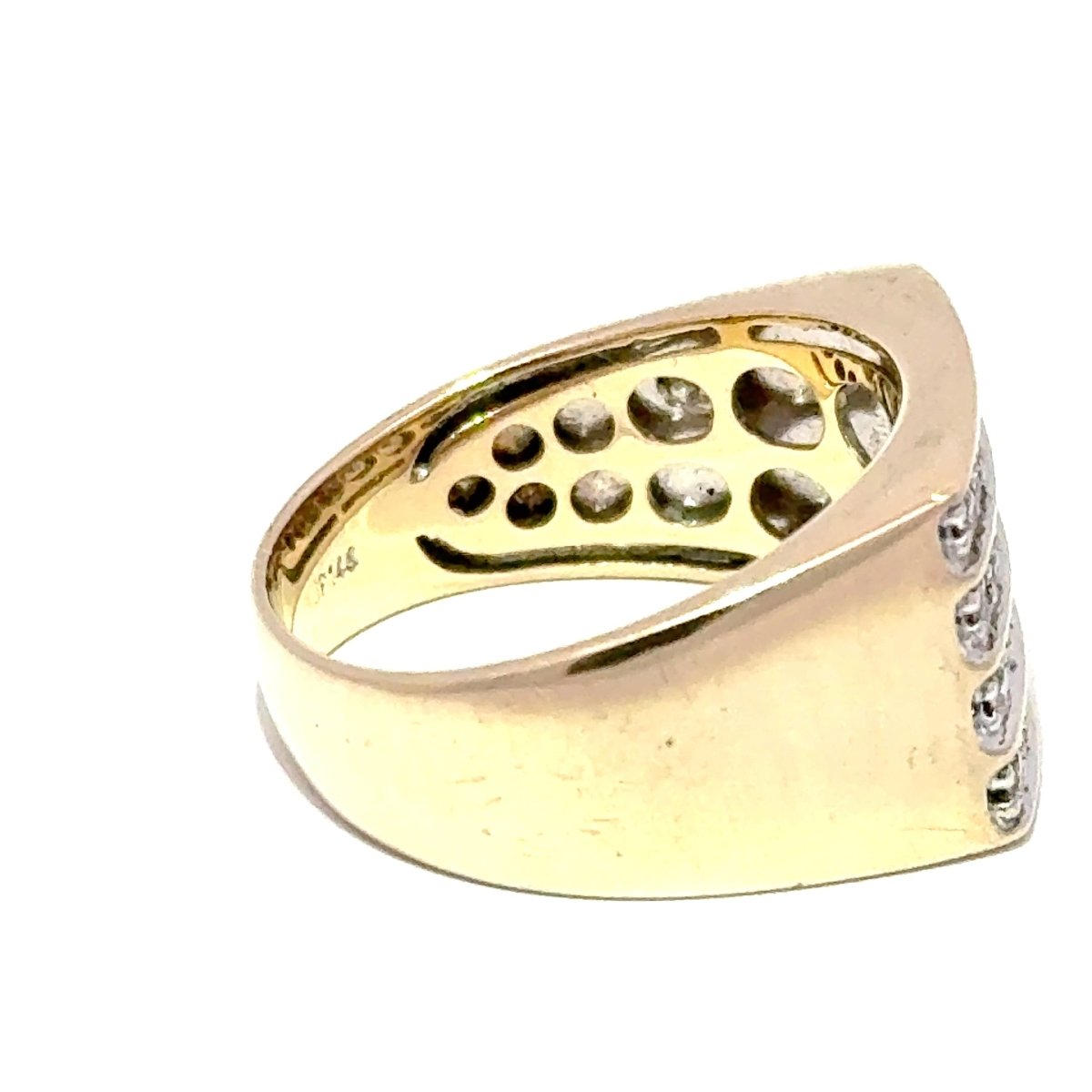 9ct Four-Row Diamond Band Ring - Mega Cash Sydney