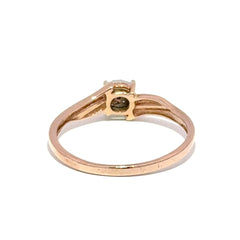 9ct Rose Gold Diamond Composite Bypass Ring - Mega Cash Sydney