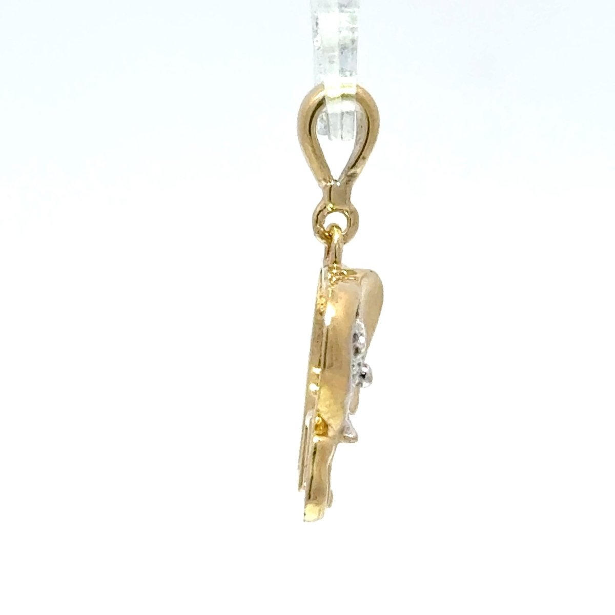 9ct Two - Tone Filigree Elephant Pendant in Yellow Gold - Mega Cash Sydney