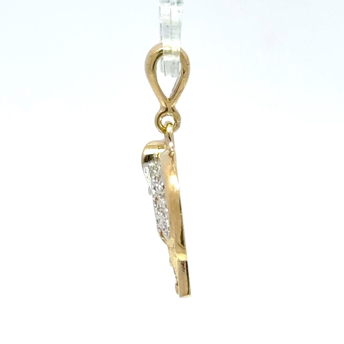 9ct Two - Tone Filigree Elephant Pendant in Yellow Gold - Mega Cash Sydney