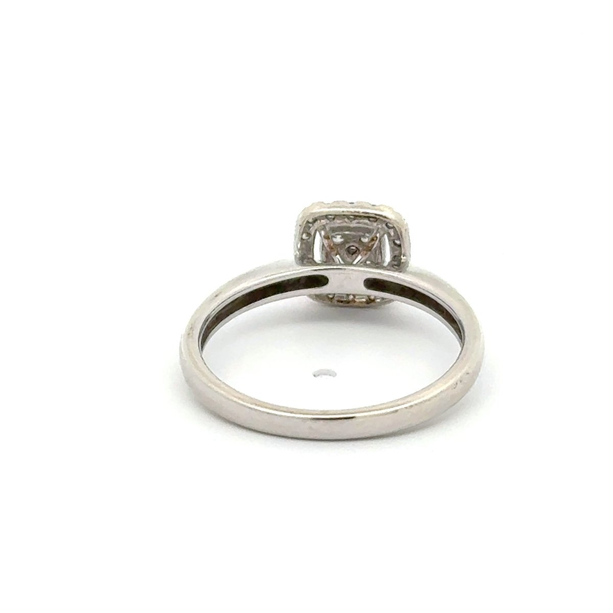 9ct White Gold Diamond Cluster Halo Ring - Mega Cash Sydney