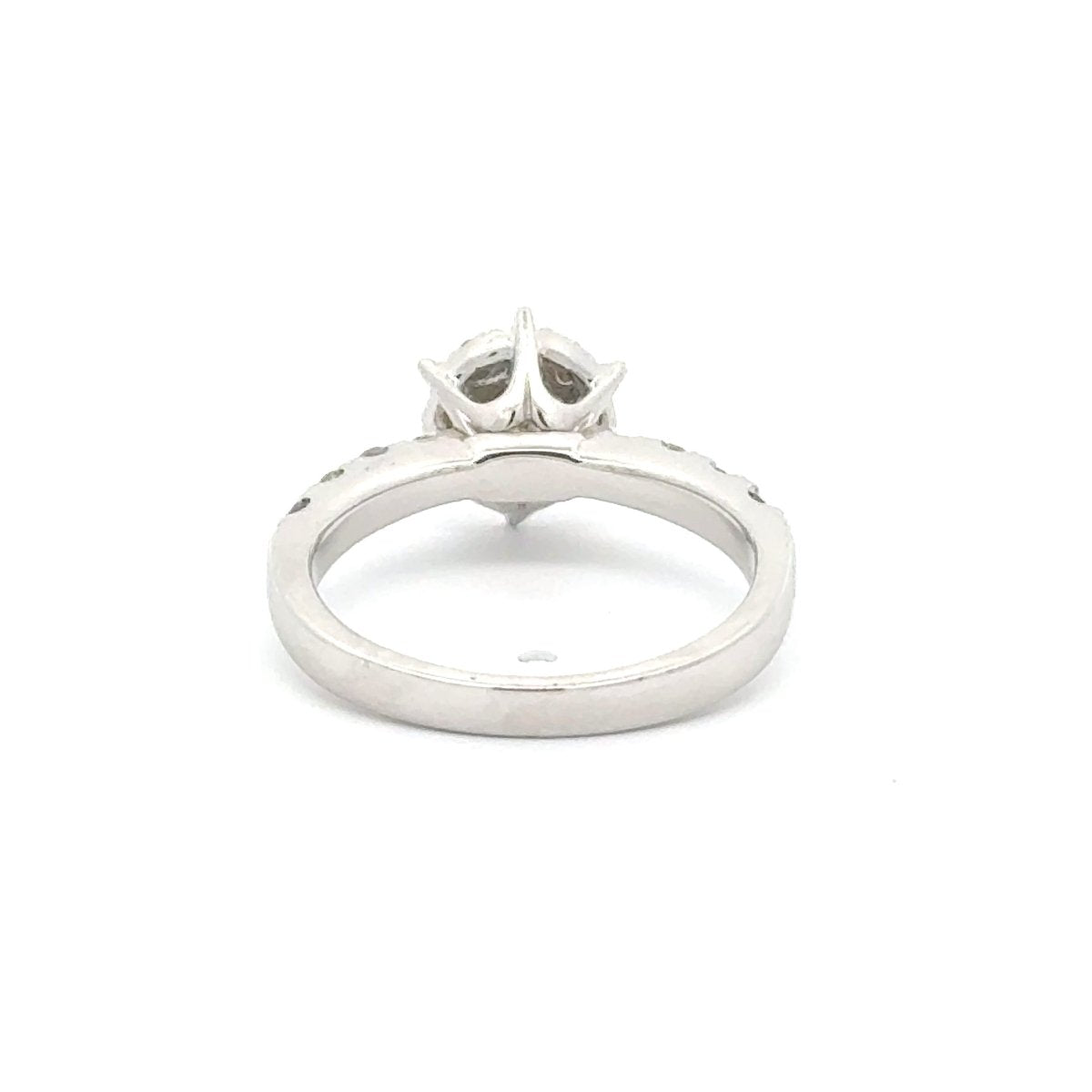 9ct White Gold Diamond Cluster Ring with Accented Ring - Mega Cash Sydney