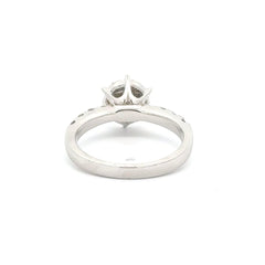 9ct White Gold Diamond Cluster Ring with Accented Ring - Mega Cash Sydney