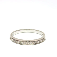 9ct White Gold Diamond Eternity Band - Mega Cash Sydney