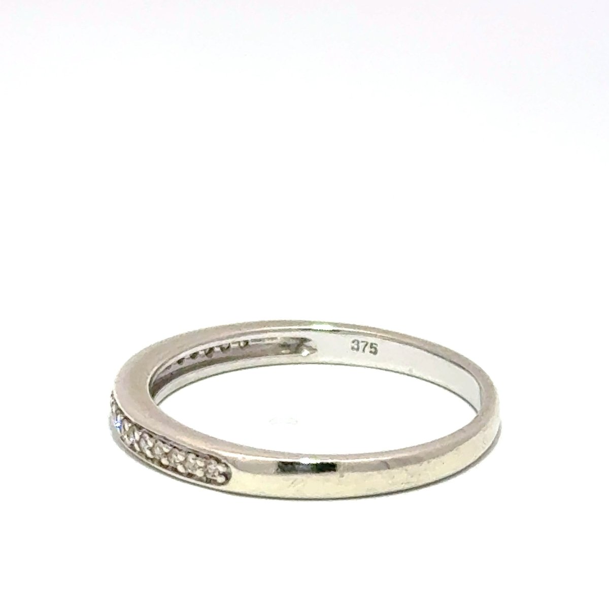 9ct White Gold Diamond Eternity Band - Mega Cash Sydney