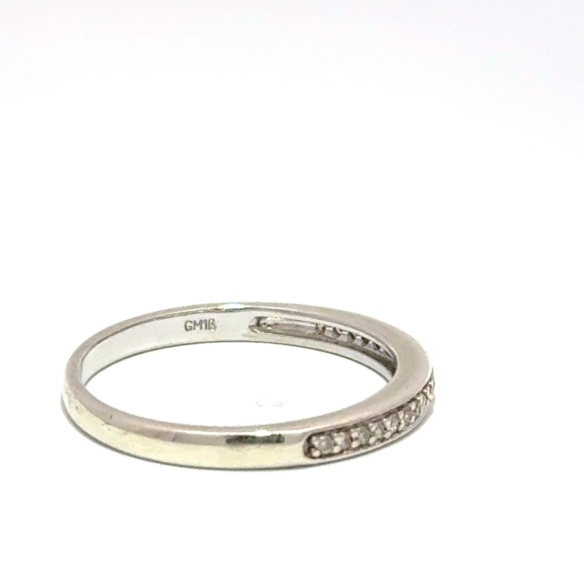 9ct White Gold Diamond Eternity Band - Mega Cash Sydney
