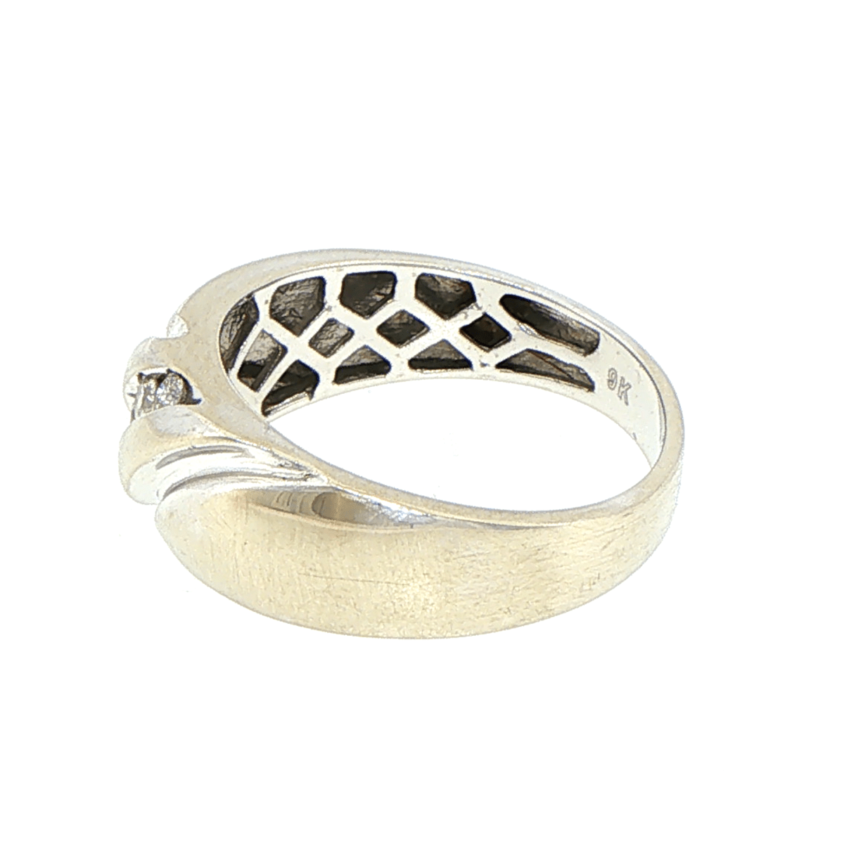 9ct White Gold Diamond Multi-Stone Band Ring - Mega Cash Sydney