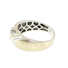 9ct White Gold Diamond Multi-Stone Band Ring - Mega Cash Sydney