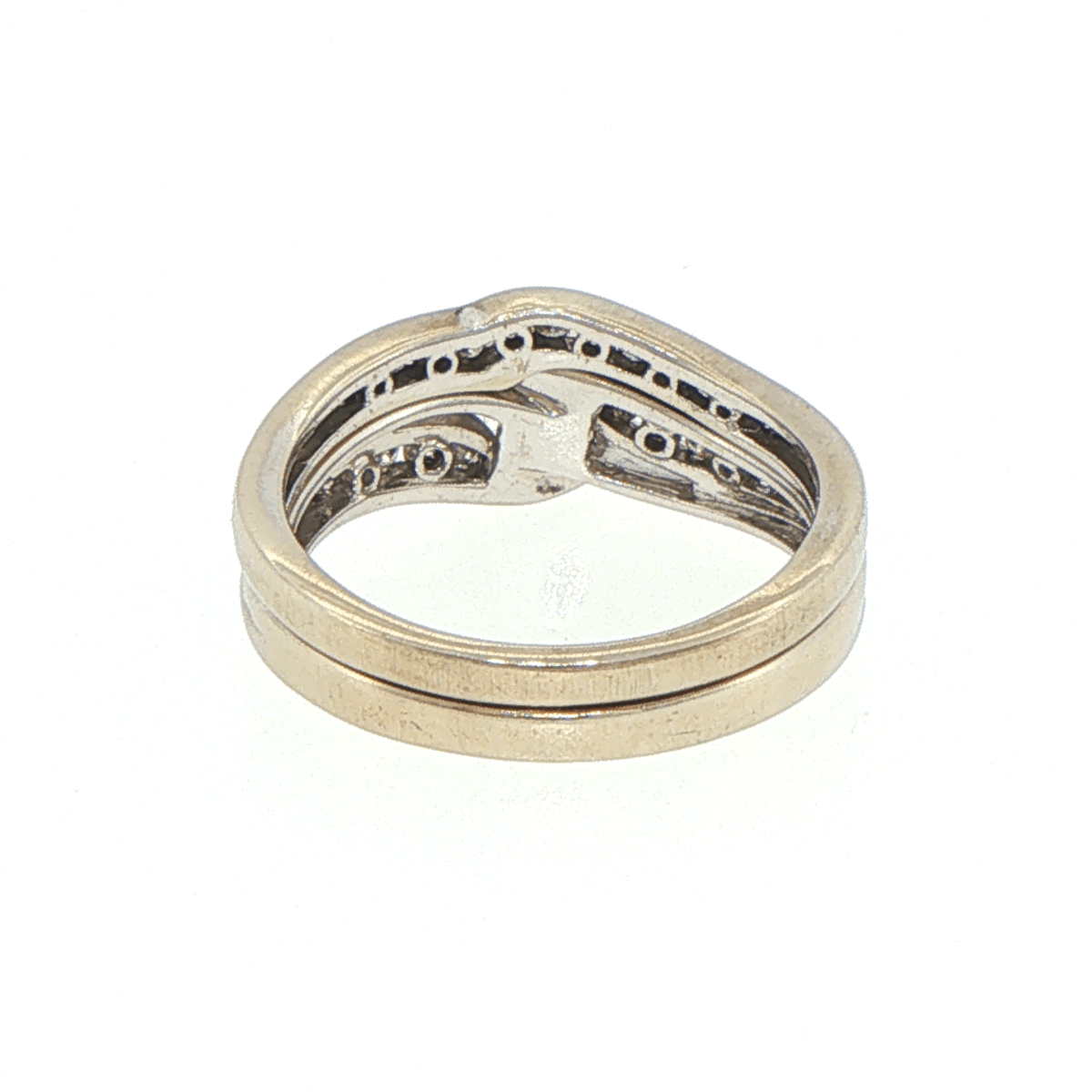 9ct White Gold Diamond Wedding Ring Set - Mega Cash Sydney