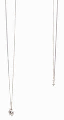 9ct White Gold Lab Grown Diamond Halo Pendant Necklace - Mega Cash Sydney
