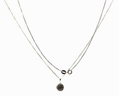 9ct White Gold Round Diamond Cluster Pendant Necklace - Mega Cash Sydney