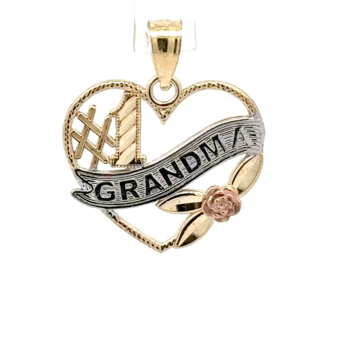 9ct Yellow Gold 1 Grandma Heart Pendant - Mega Cash Sydney