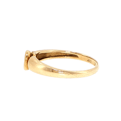 9ct Yellow Gold Bezel-Set Oval Solitaire Ring - Mega Cash Sydney