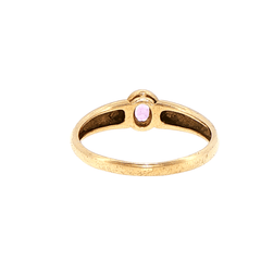 9ct Yellow Gold Bezel-Set Oval Solitaire Ring - Mega Cash Sydney