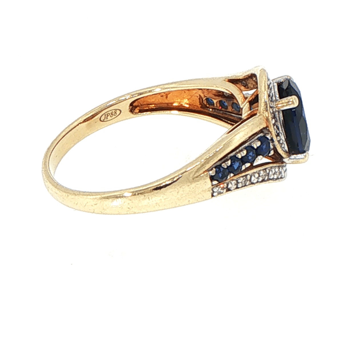9ct Yellow Gold Bypass Ring with Diamond - Mega Cash Sydney