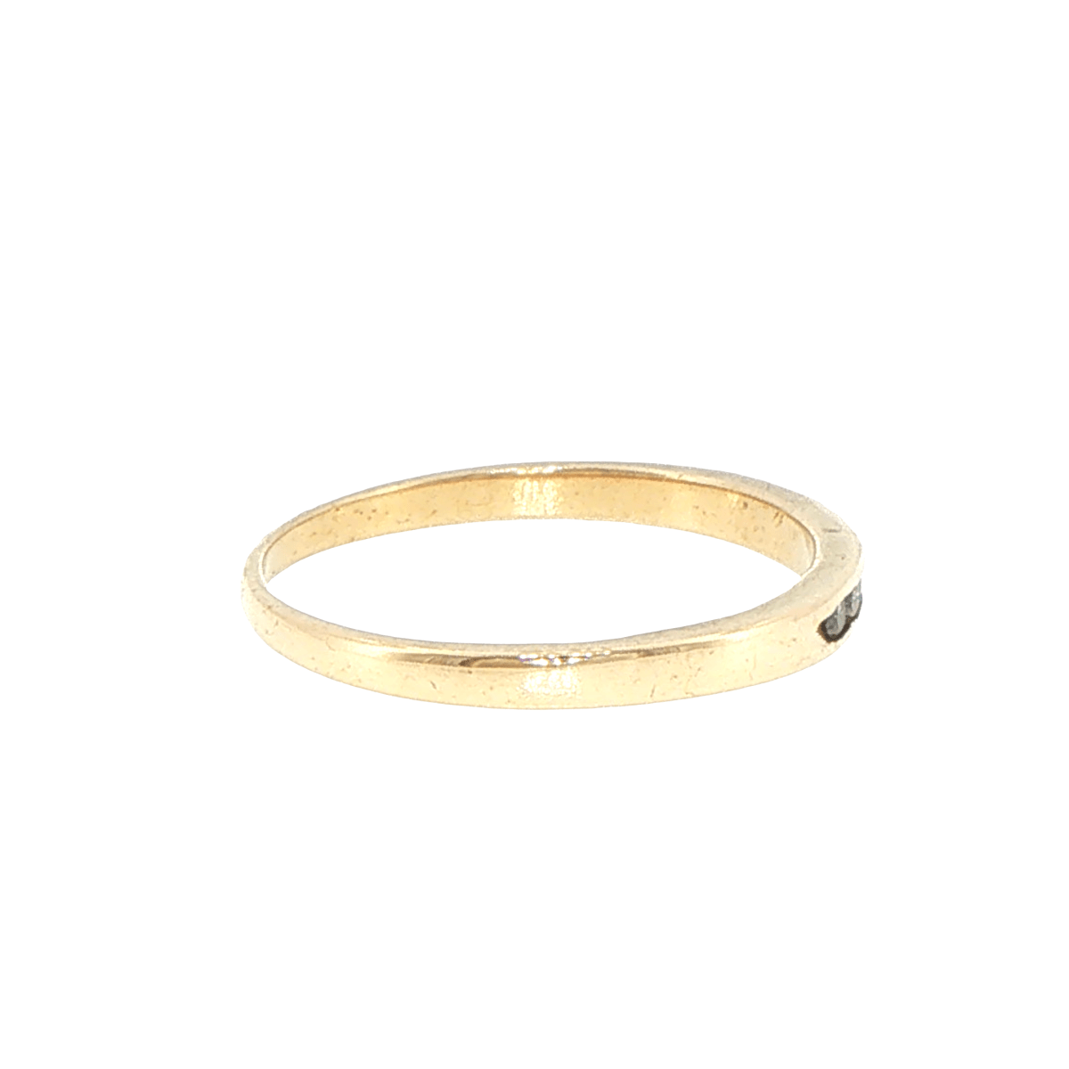 9ct Yellow Gold Channel-Set Diamond Band Ring - Mega Cash Sydney