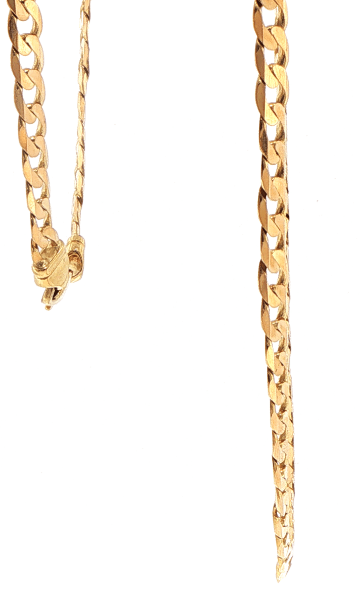 9ct Yellow Gold Classic Cuban Chain Necklace - Mega Cash Sydney