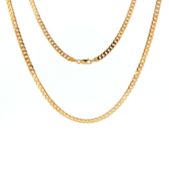 9ct Yellow Gold Classic Cuban Chain Necklace - Mega Cash Sydney
