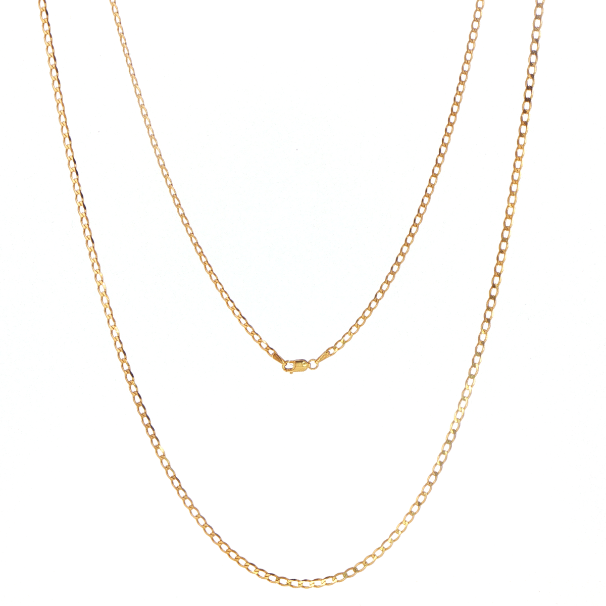 9ct Yellow Gold Classic Curb Chain Necklace - Mega Cash Sydney