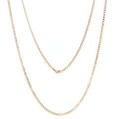 9ct Yellow Gold Classic Curb Chain Necklace - Mega Cash Sydney