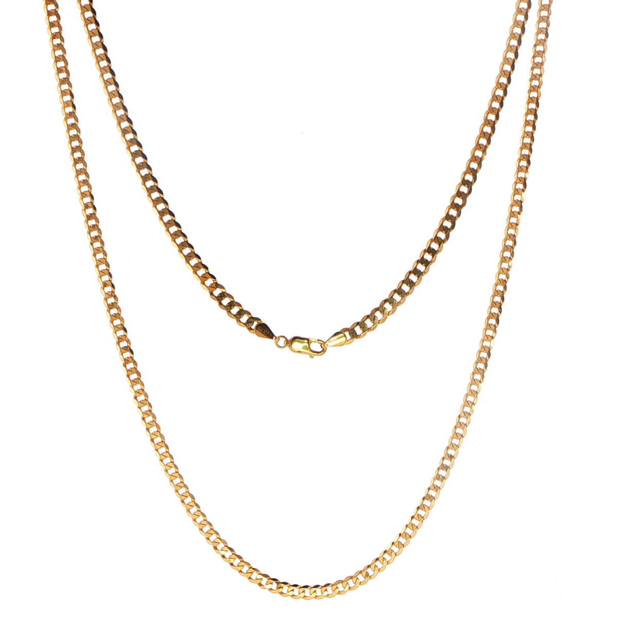 9ct Yellow Gold Classic Curb Chain Necklace - Mega Cash Sydney