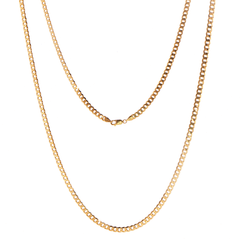 9ct Yellow Gold Classic Curb Chain Necklace - Mega Cash Sydney