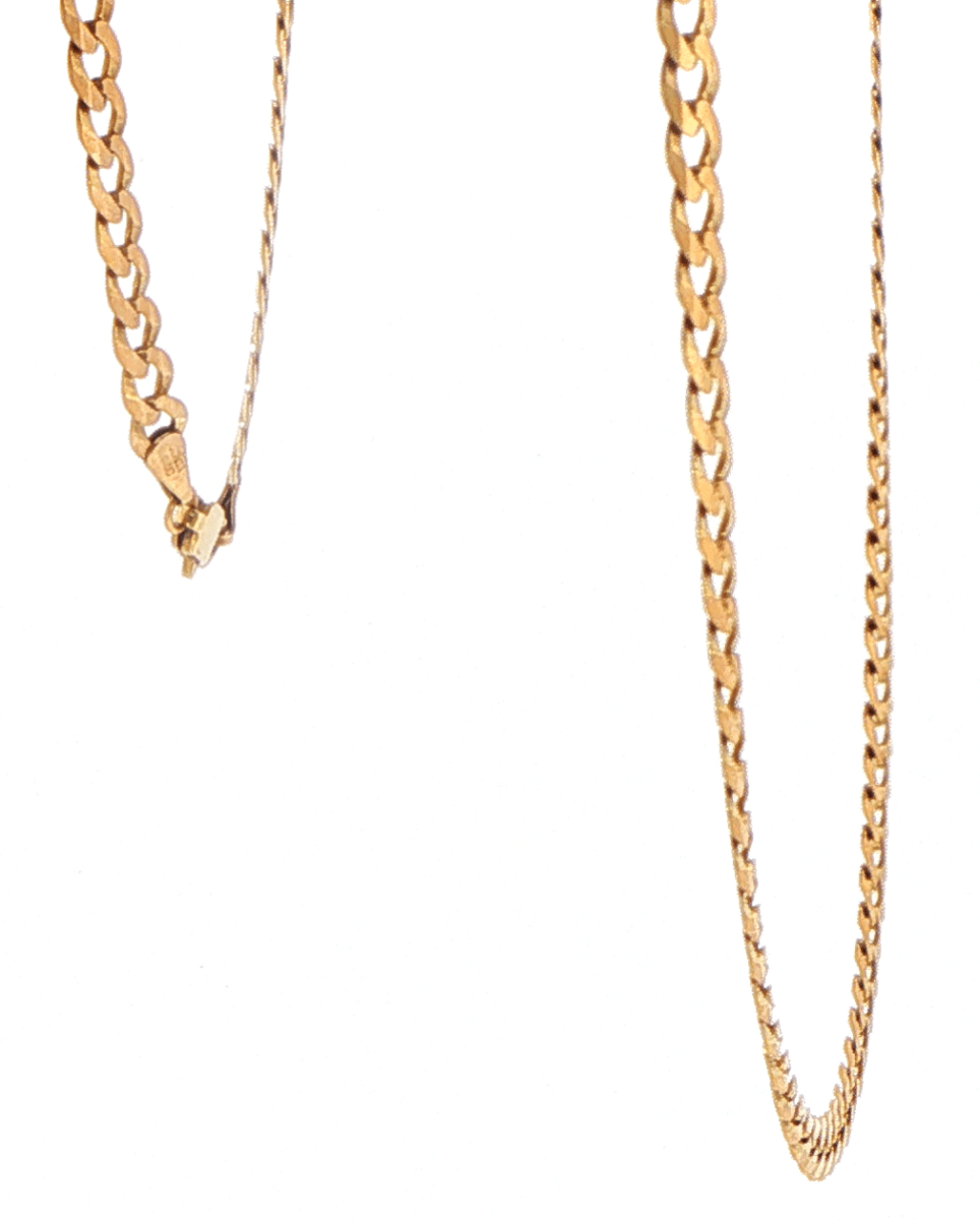 9ct Yellow Gold Classic Curb Link Chain Necklace - Mega Cash Sydney