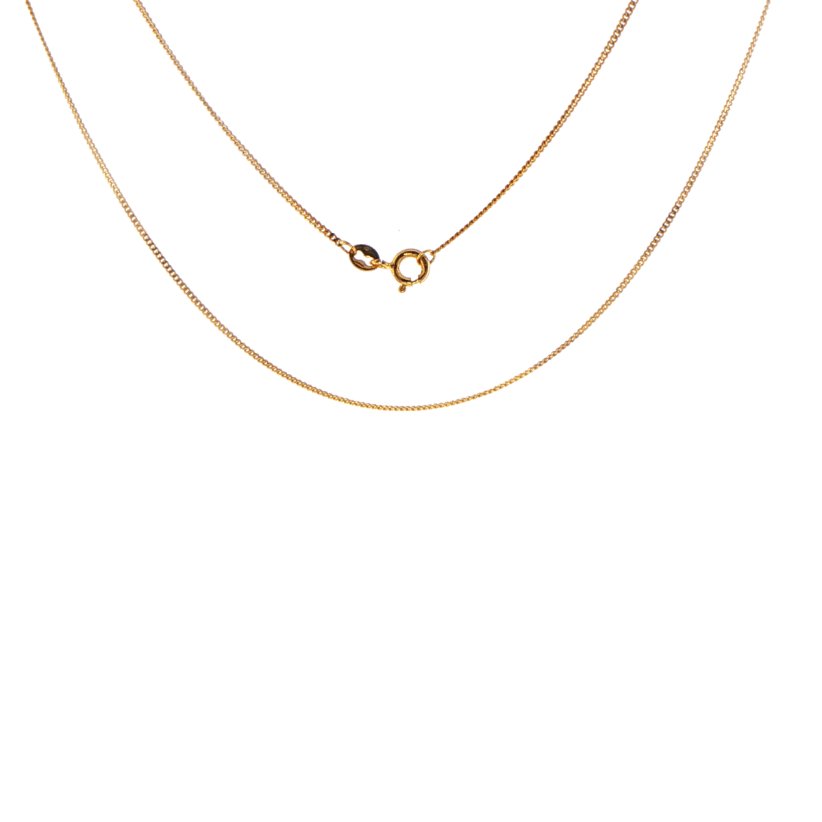 9ct Yellow Gold Classic Fine Chain Necklace - Mega Cash Sydney