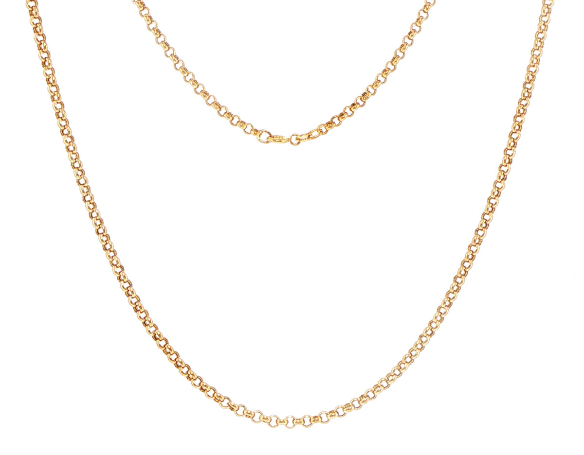 9ct Yellow Gold Classic Rolo Link Chain - Mega Cash Sydney