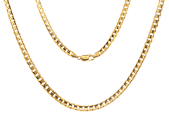 9ct Yellow Gold Cuban Chain Necklace - Mega Cash Sydney