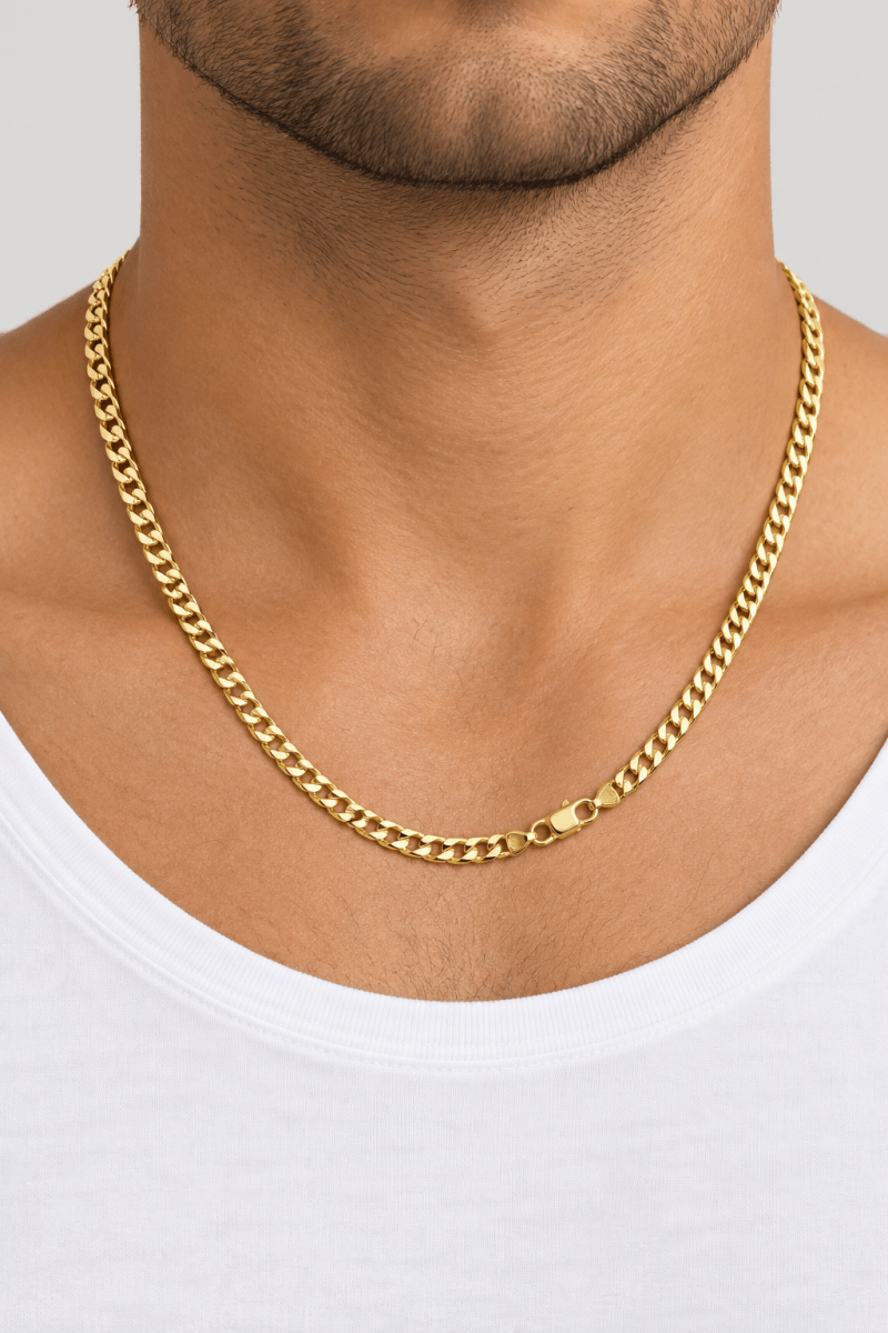 9ct Yellow Gold Cuban Chain Necklace - Mega Cash Sydney
