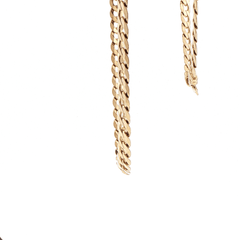 9ct Yellow Gold Cuban Link Chain Necklace - Mega Cash Sydney