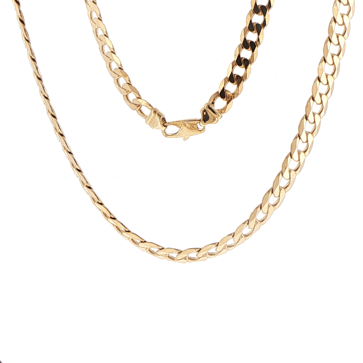 9ct Yellow Gold Cuban Link Chain Necklace - Mega Cash Sydney