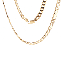 9ct Yellow Gold Cuban Link Chain Necklace - Mega Cash Sydney
