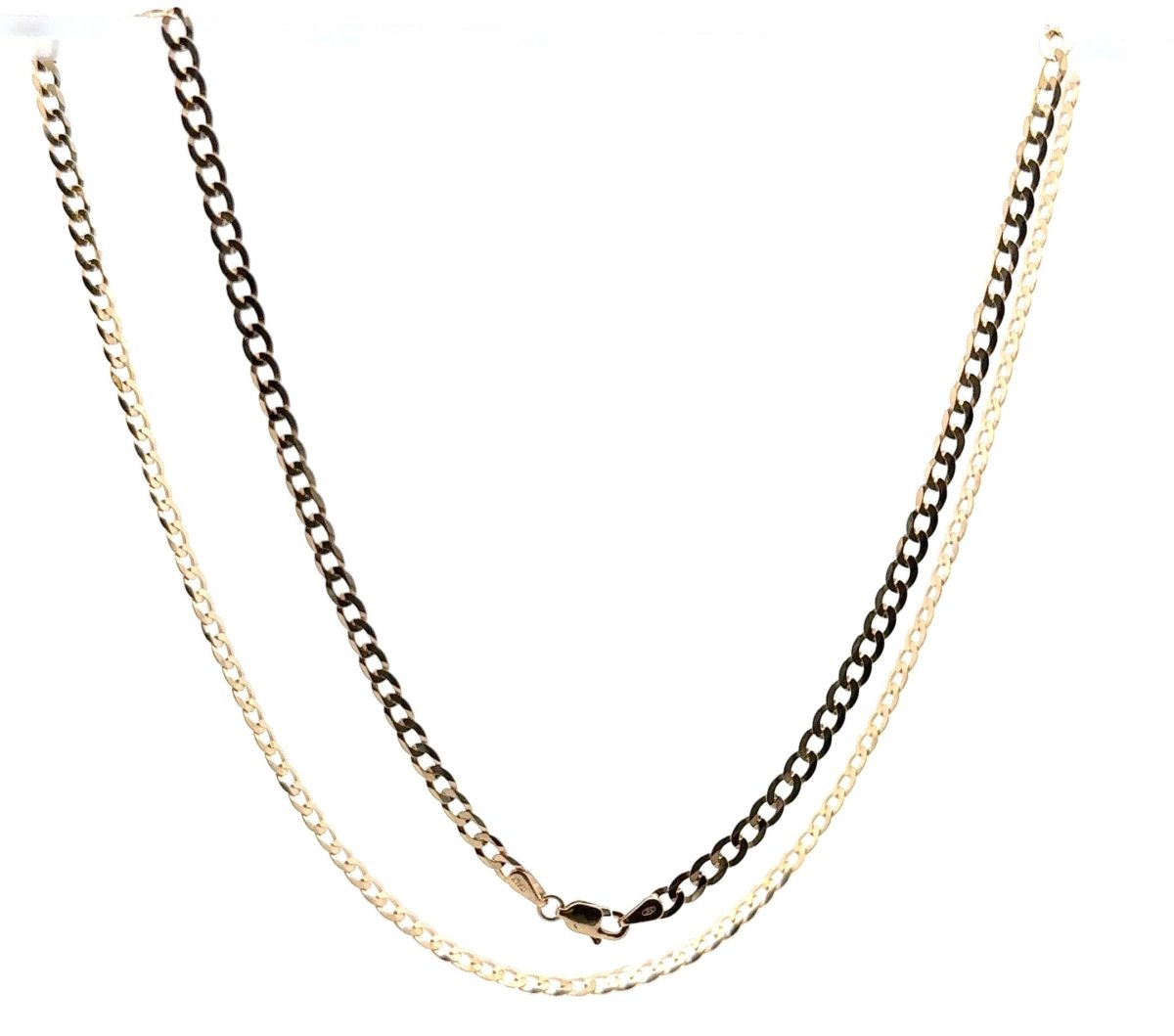 9ct Yellow Gold Cuban Link Chain Necklace - Mega Cash Sydney