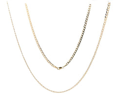 9ct Yellow Gold Cuban Link Chain Necklace - Mega Cash Sydney