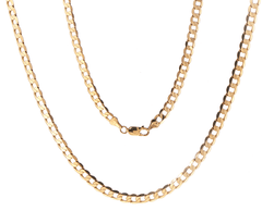 9ct Yellow Gold Cuban Link Chain Necklace - Mega Cash Sydney