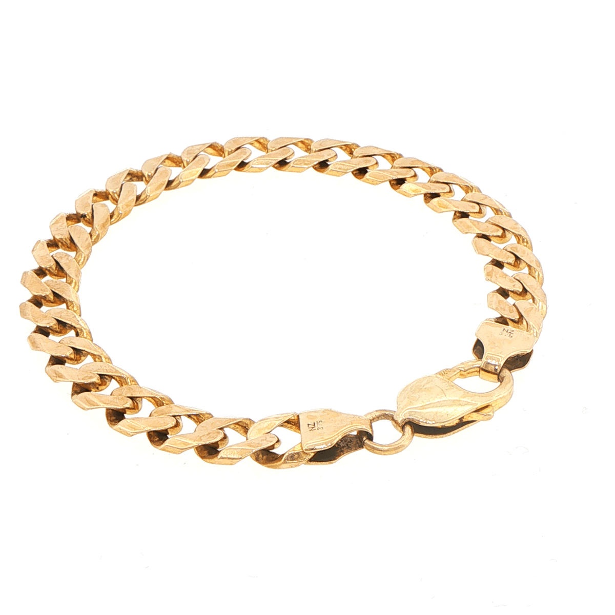 9ct Yellow Gold Curb Link Chain Bracelet - Mega Cash Sydney